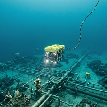 Remotely operated vehicle direct-drive actuation