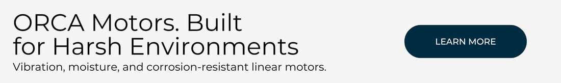 Vibration, moisture, and corrosion-resistant linear motors