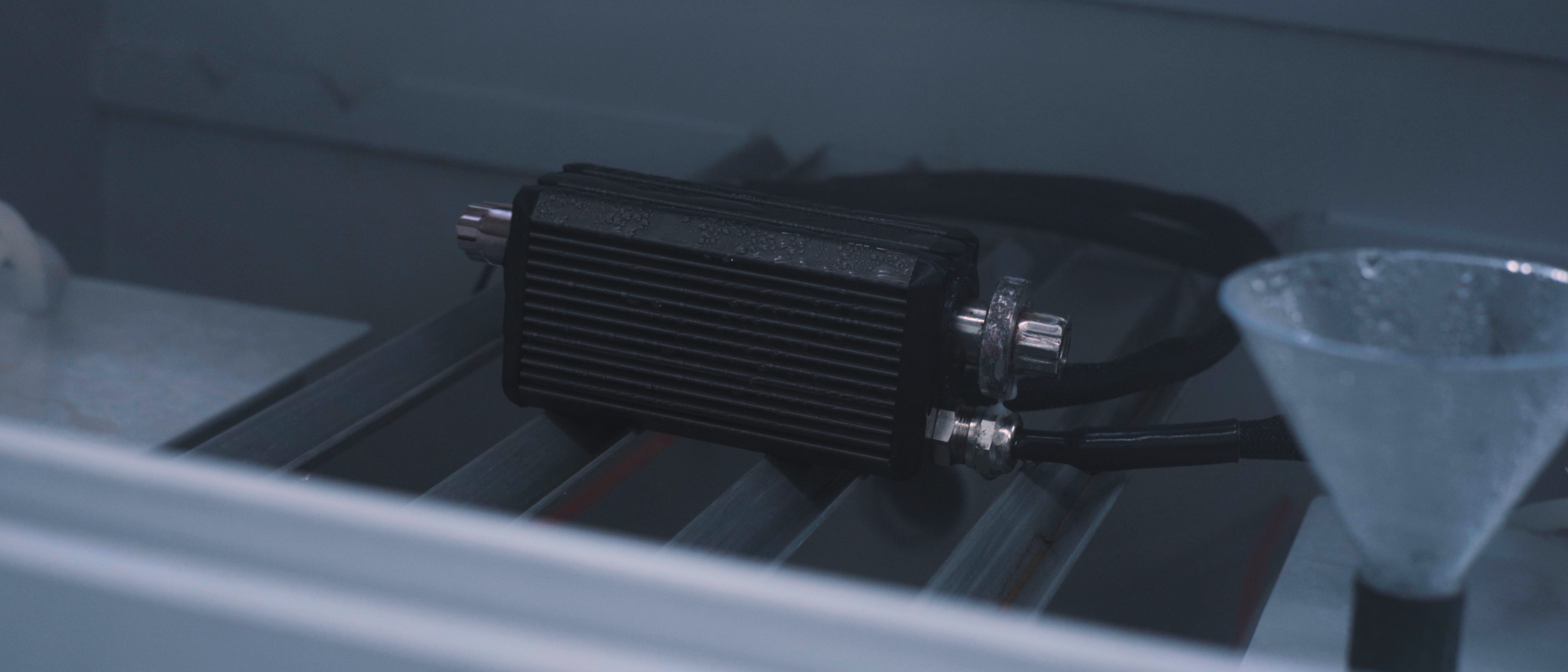 Saltwater testing on a linear motor