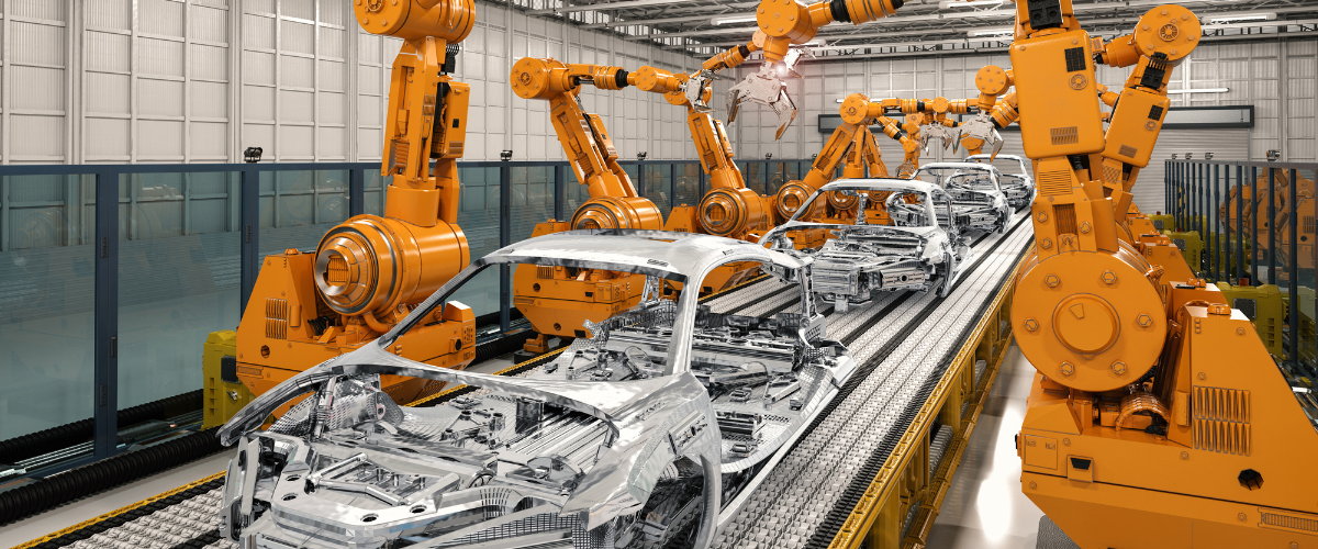 Autonomous mobile robots vehicle manufacturing