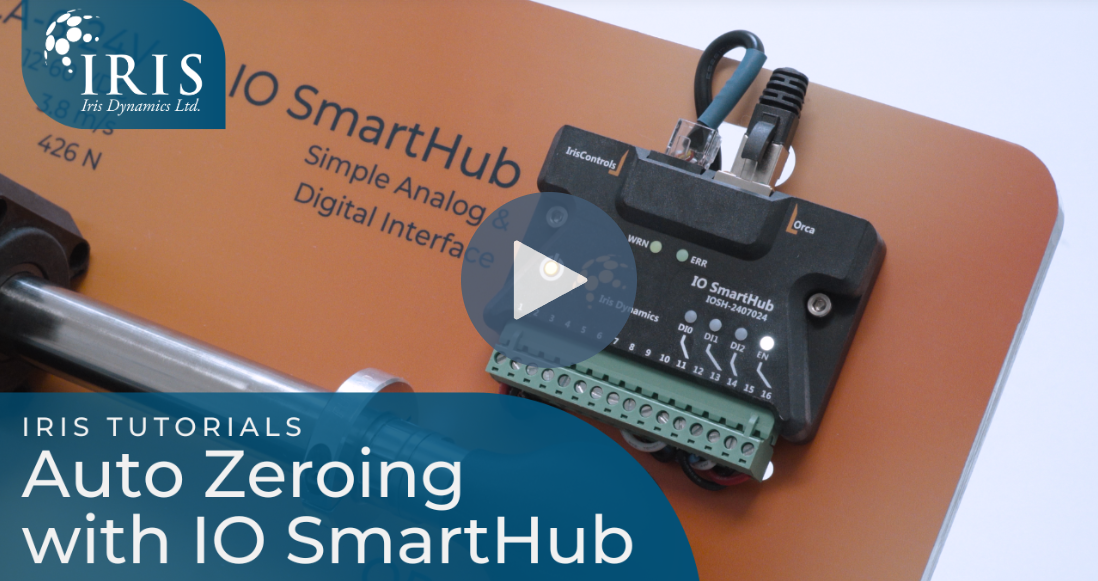 Iris Tutorials auto zeroing with an IO SmartHub [VIDEO]