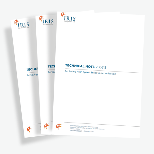 Technical Note on achieving high speed serial communication with your linear motor