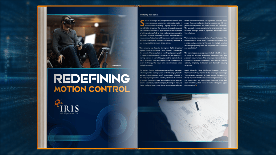 Iris Dynamics is redefining motion control 