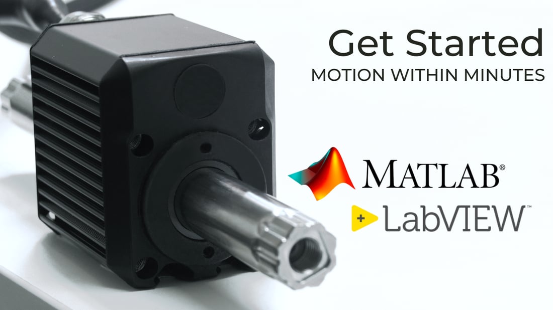Get started motion within minutes with matlab and labview