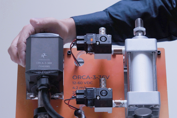 Pneumatic replacement with all-in-one electric linear actuators