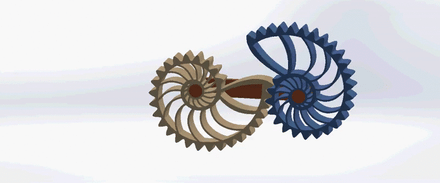 The nautilus gear design movement is a fantastic 3D printable demonstration of variable mechanical advantage. 