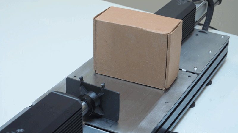 ORCA motor using Haptic Mode to label at high speeds [GIF]