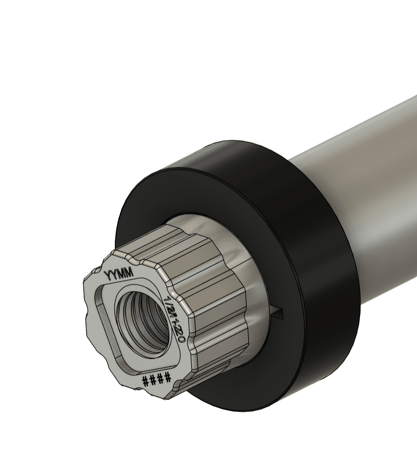 A graphic showing the ORCA Motor Octagon Shaft Collar 